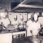 Brigata di cuicina del Gatto Nero vecchio 1955
